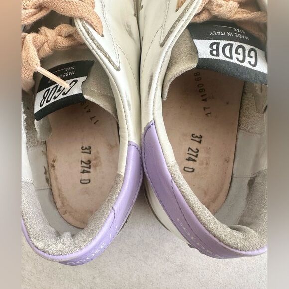 GOLDEN GOOSE Super-Star leather sneakers size 37 - Picture 10 of 14